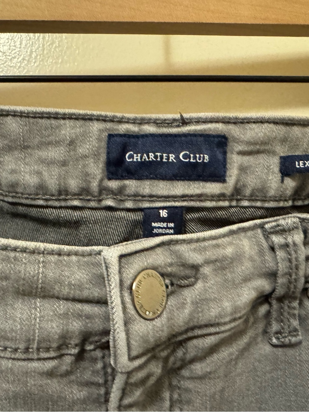 Charter Club Men’s Gray Slim Jeans - Lexford